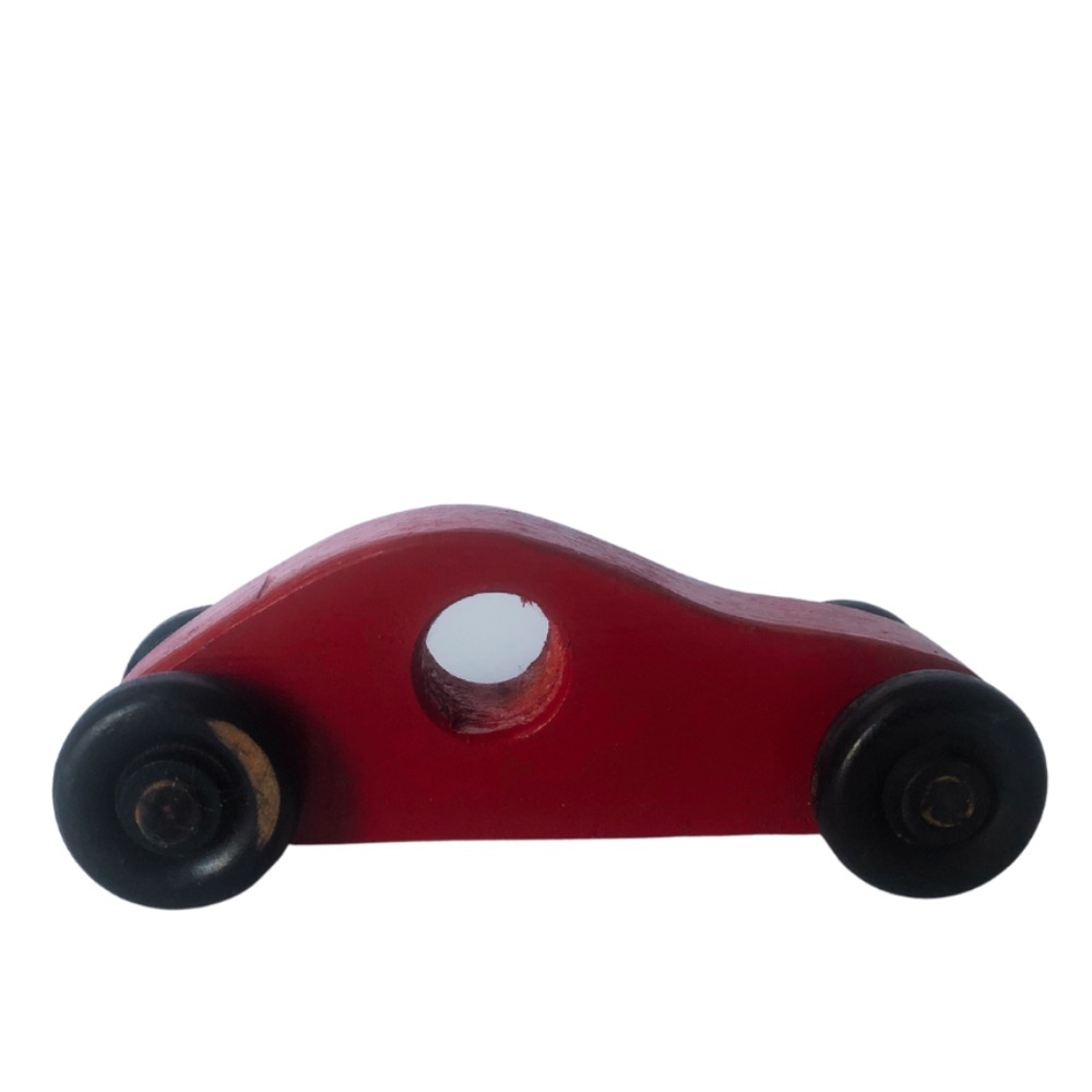 Vintage  Wood Car Auto HandCrafted by Ernie Jones Toy Father Son Kid Gift Carro